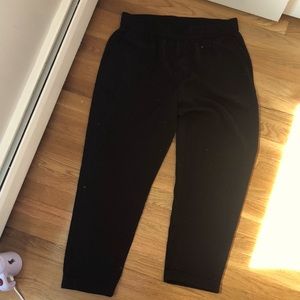 Brass sleek joggers in supreme twill